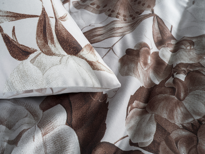 Heckett Lane Dekbedovertrek Katoen Satijn Danna - beige