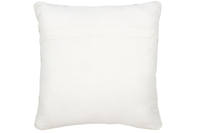 J-line - Kussen Etnisch Kruis Wol|katoen Creme|beige - 60x60x12cm