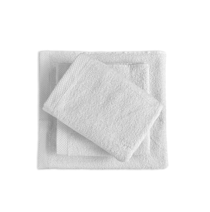 Eleganzzz Badlaken 100% Katoen 70x140cm - white - Set van 8