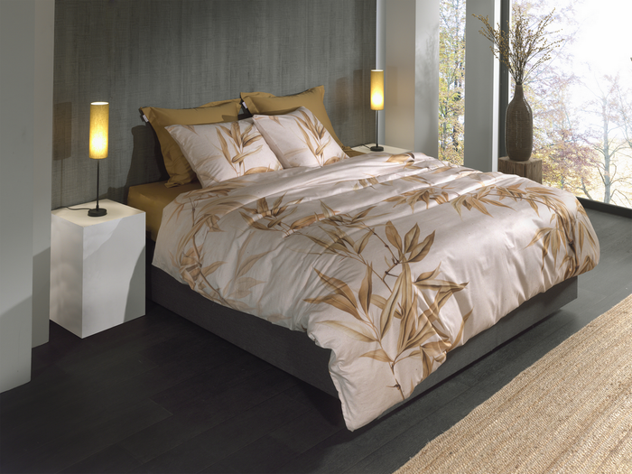 Heckett Lane Dekbedovertrek Katoen Satijn Akio - off white