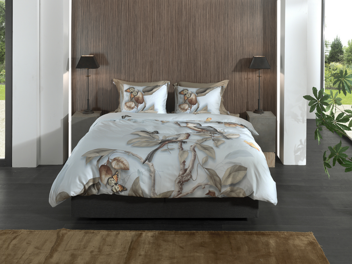 Heckett Lane Dekbedovertrek Katoen Satijn Daina - light blue