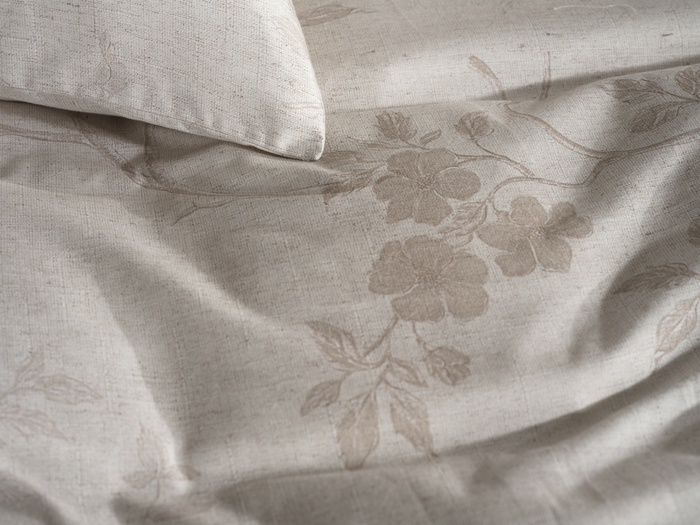 Heckett Lane Dekbedovertrek Katoen Twill Yara - beige