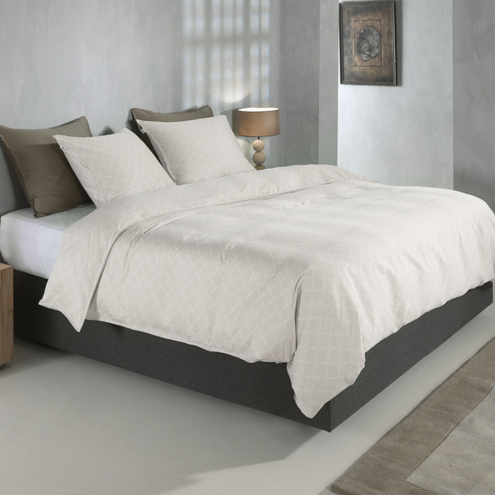 Zo Home Dekbedovertrek Katoen Satijn Linea di Satinado - off white