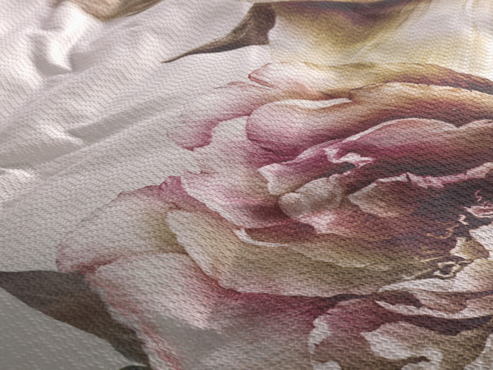 Heckett Lane Dekbedovertrek Katoen Dobby Elena - white