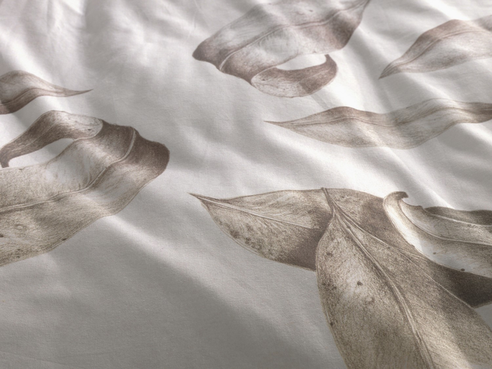 Heckett Lane Dekbedovertrek Katoen Dobby Elena - white