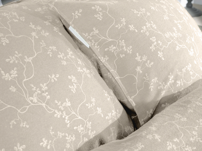 Heckett Lane Dekbedovertrek Flanel Alloro - desert sand