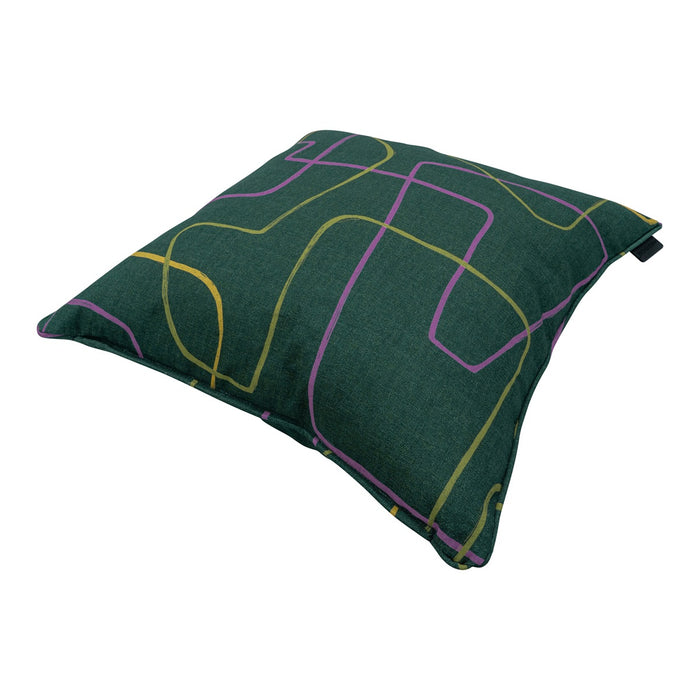 Madison - Sierkussen Joah green - Ca. 50x50 cm - Set van 4