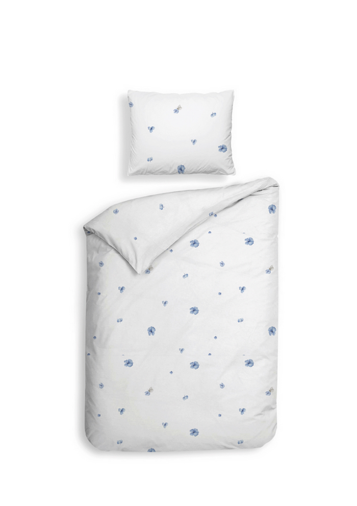 Heckett Lane Dekbedovertrek Katoen Clip-Sheared Mikaela - White