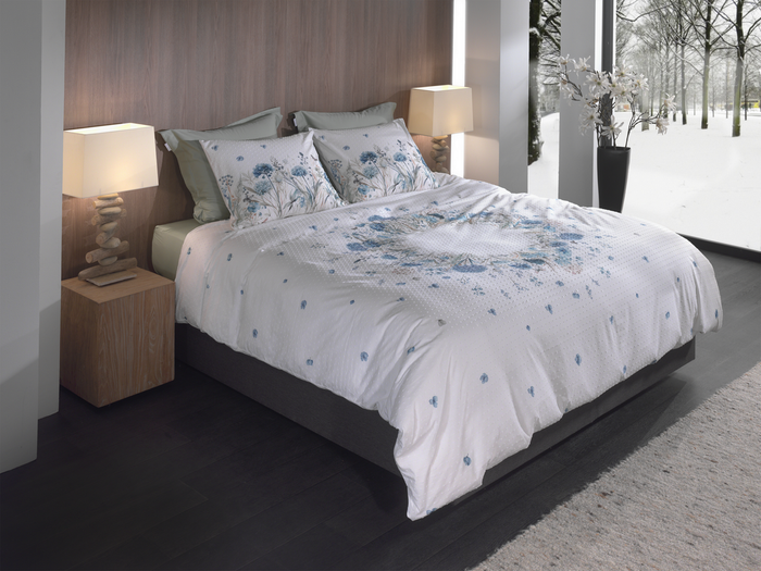 Heckett Lane Dekbedovertrek Katoen Clip-Sheared Mikaela - White