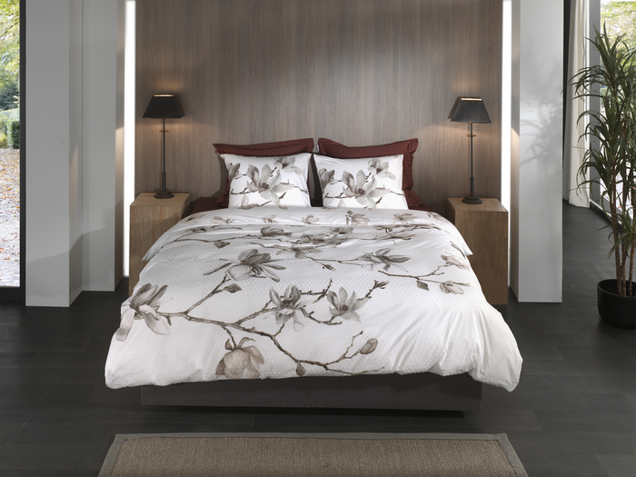 Heckett Lane Dekbedovertrek Katoen Clip-Sheared Rio - White