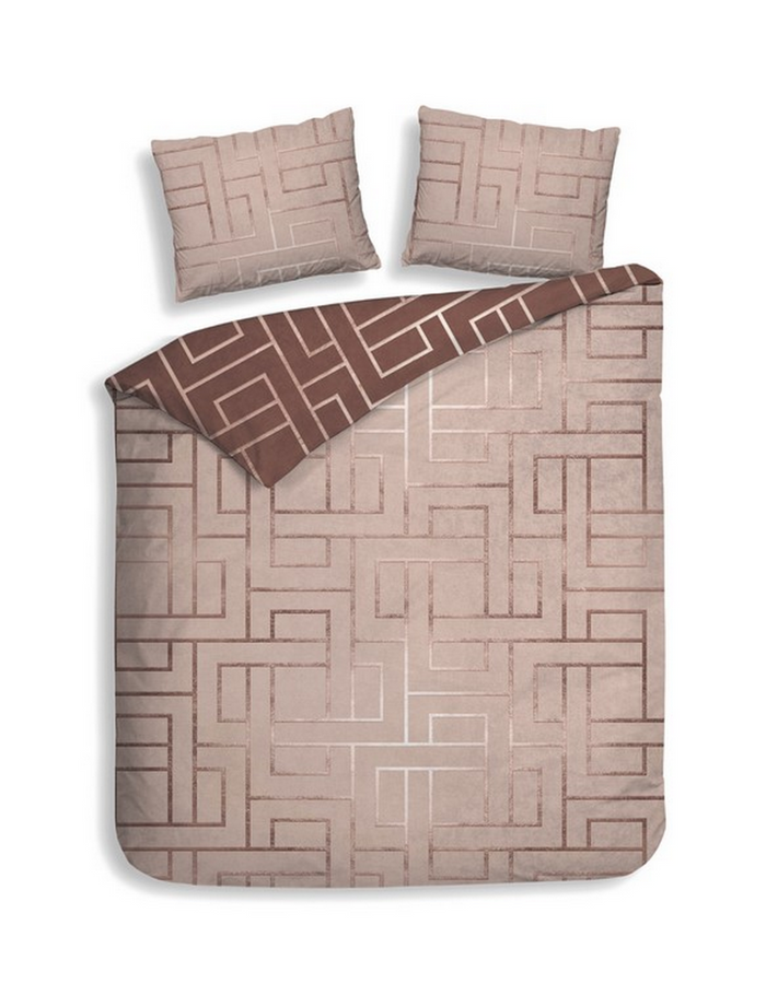 Heckett Lane Dekbedovertrek Katoen Twill Roja - natural