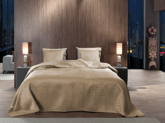 Yellow Bedsprei Audrey - sand