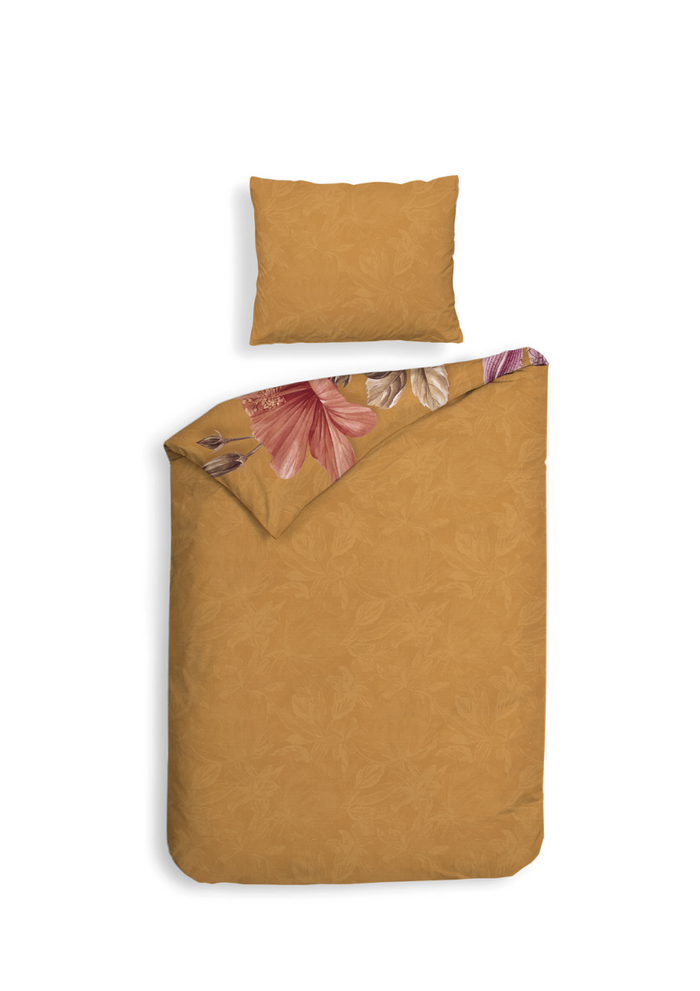 Heckett Lane Dekbedovertrek Katoen Satijn Malu - orange
