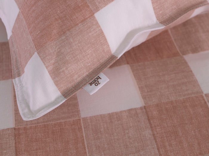 Zo Home Dekbedovertrek Katoen Quattro di Lino - shell nude