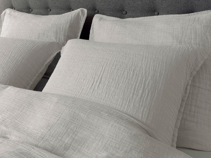 Yellow Dekbedovertrek Mousseline Katoen Garza - vaporous grey