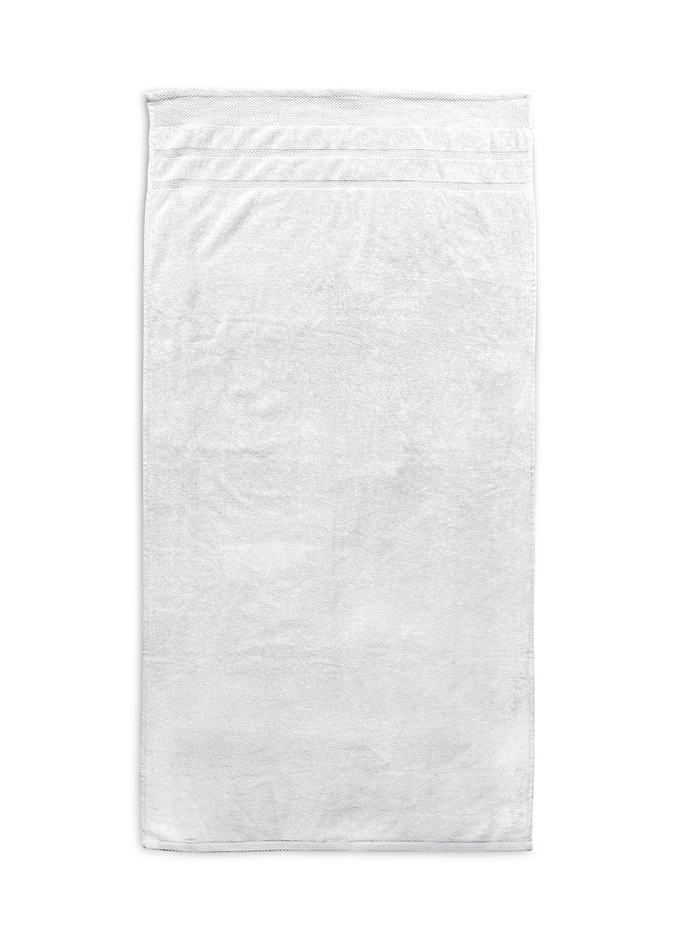 LINNICKVelours Badlaken Katoen 70x140cm - white - 2X