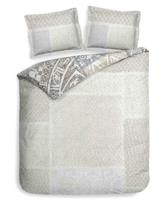 Heckett Lane Dekbedovertrek Katoen Damir burnt beige