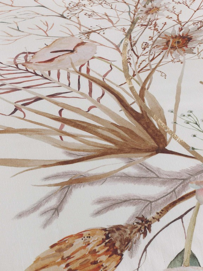 Heckett Lane Dekbedovertrek Katoen Satijn Coralline - white