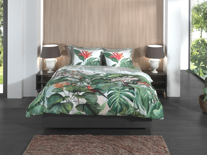 Heckett Lane Dekbedovertrek Katoen Satijn Elisa - white