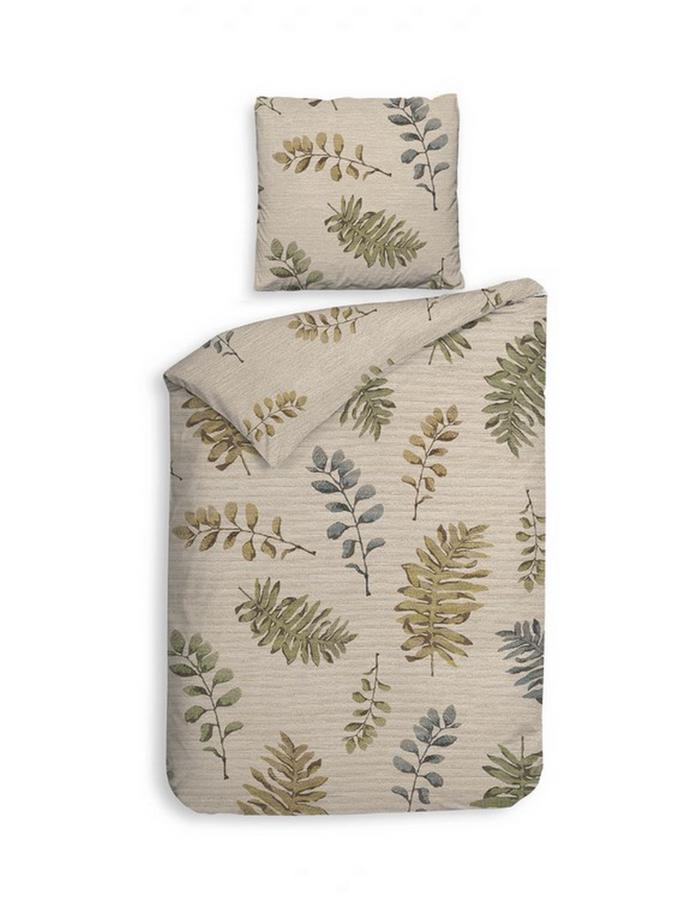 Heckett Lane Dekbedovertrek Katoen Twill Listi - natural