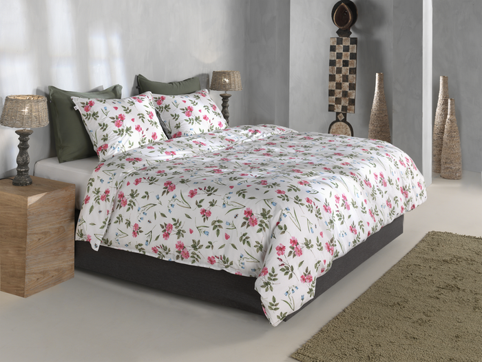 Zo Home Dekbedovertrek Katoen Sierra - white