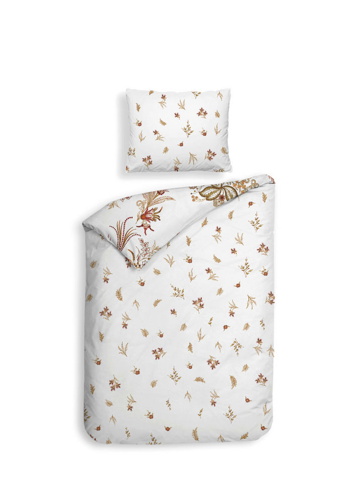 Heckett Lane Dekbedovertrek Katoen Satijn Ceyda - white