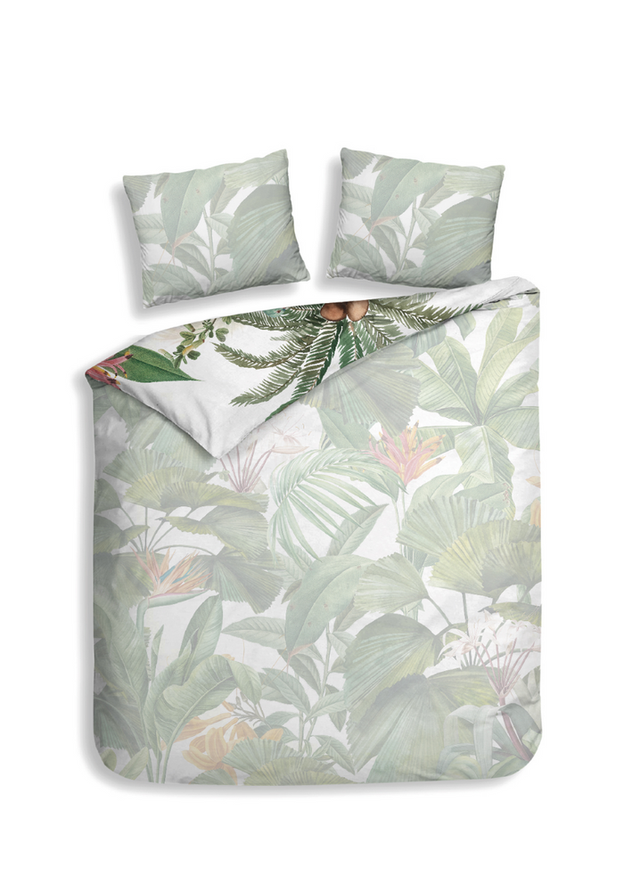 Heckett Lane Dekbedovertrek Katoen Satijn Elisa - white