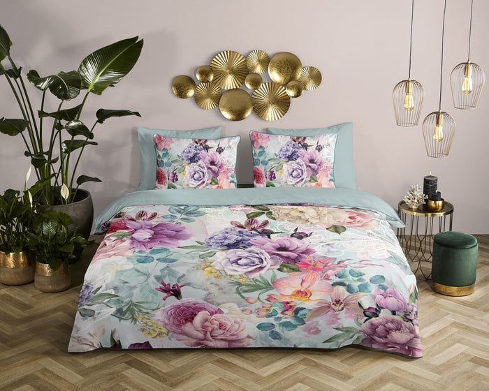 Descanso Dekbedovertrek Biologische Katoen Satijn Anamin - multi