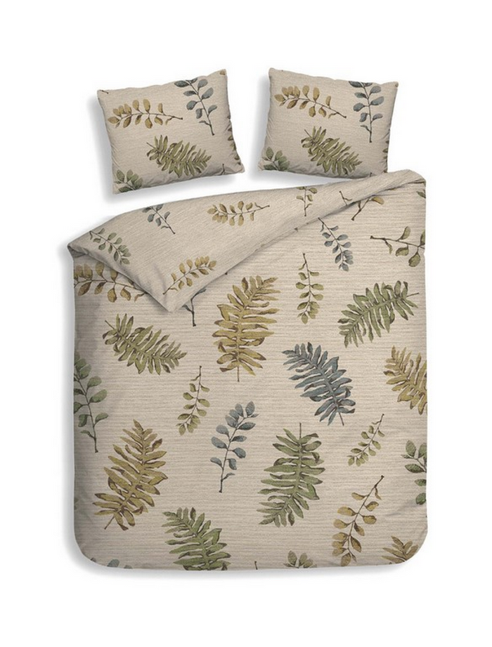 Heckett Lane Dekbedovertrek Katoen Twill Listi - natural