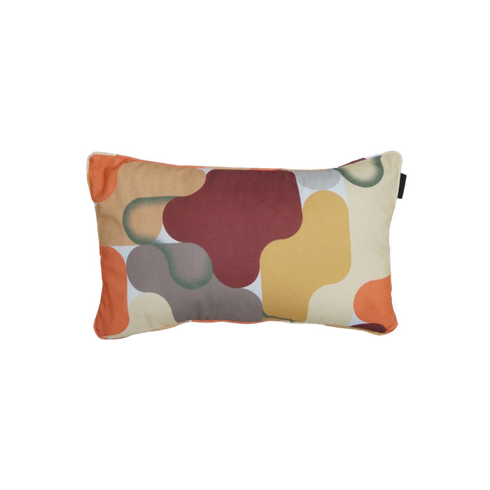 Madison - Sierkussen Grafi bordo - Ca. 30x50 cm - Set van 4