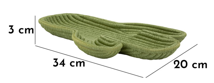 Groene hars lege zakken cm 34x20x3