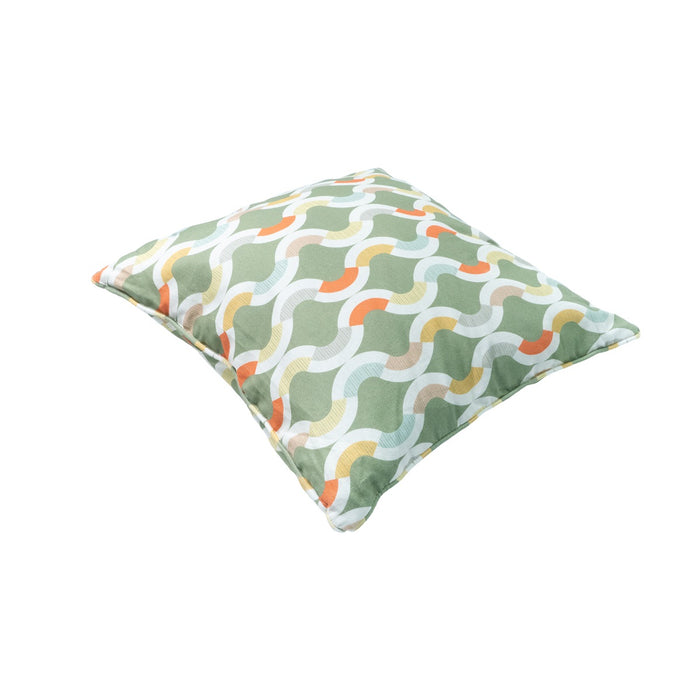 Madison - Sierkussen Trivia green - Ca. 50x50 cm - Set van 4