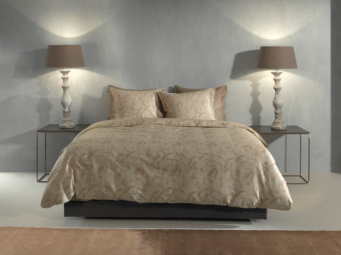 Zo Home Dekbedovertrek Katoen Satijn Fiori di - forest sand