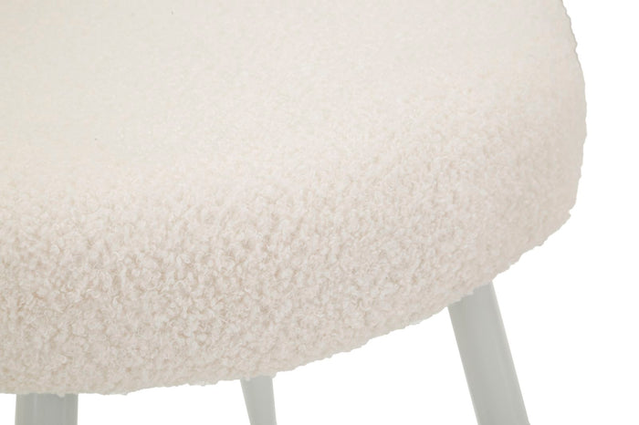 Mini witte teddy stoel cm ø 40x67