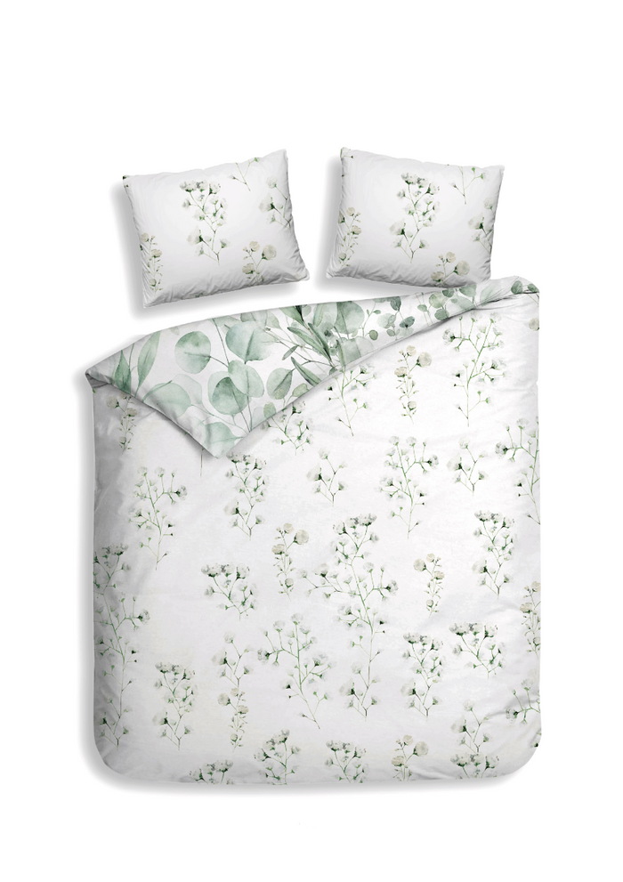 Heckett Lane Dekbedovertrek Katoen Clip-Sheared Eduardo - White