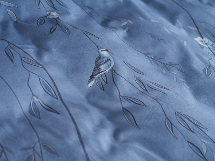 Heckett Lane Dekbedovertrek Katoen Twill Margaux - blue