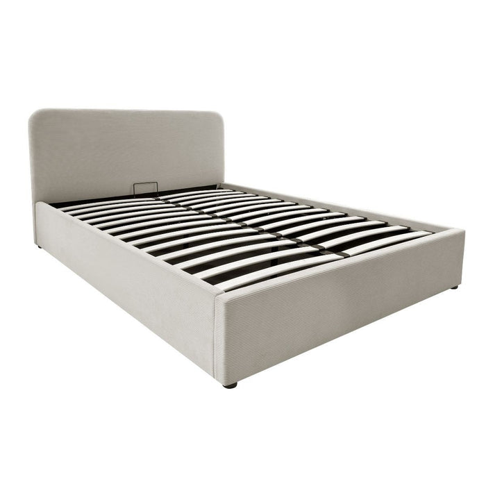 Calicosy - Bed met opbergruimte Livy - 205 cm - Beige