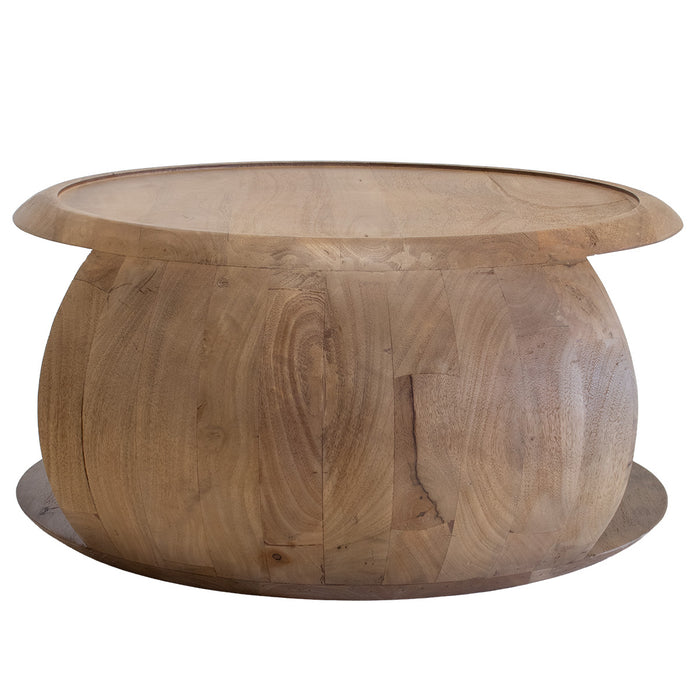 DÉJA Living - Salontafel Naturel Mangohout - 85x85x35cm - June