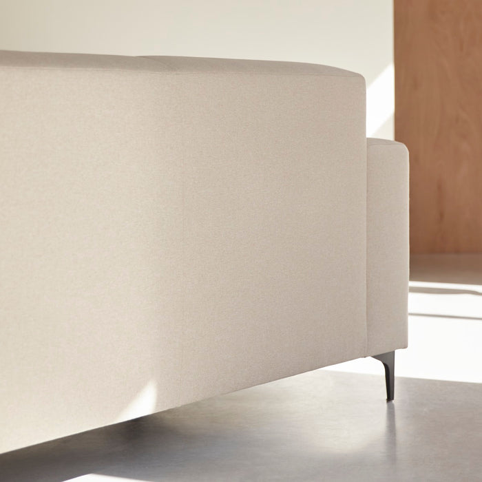 Tikamoon - Stoffen 2,5-zitsbank ecru Lars