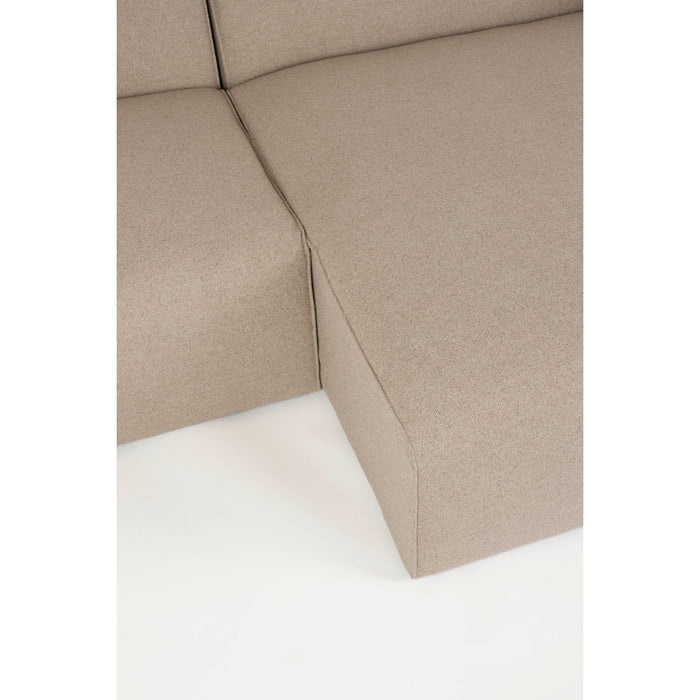 Zuiver Sofa Milka 4,5-zitsbank Chaise longue Links Cappuccino - Beige
