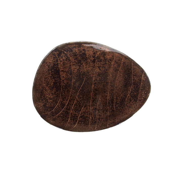 Giga Meubel - Salontafel Koper Glas - 70x59x45cm - Eclipse