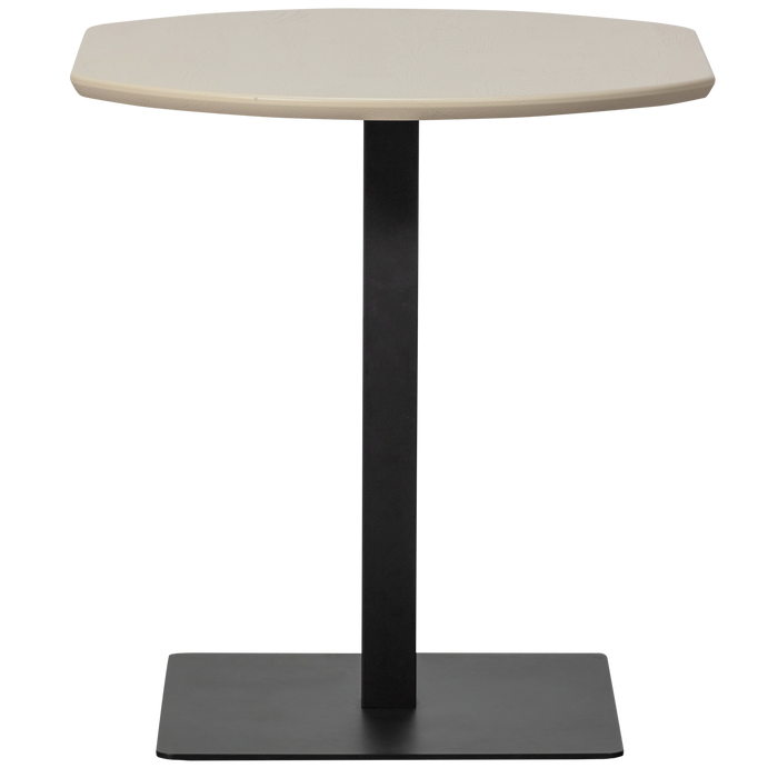 WOOOD Tablo Bistro Tafel Vingerlas - Eiken - Dakargrau - 80x68