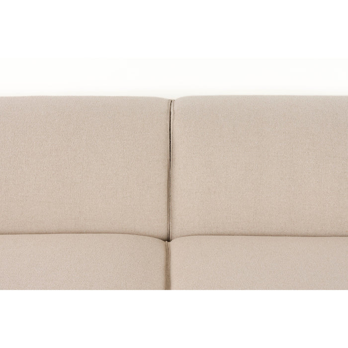 Zuiver Sofa Milka 3-zitsbank Chaise longue Links Zand - Crème