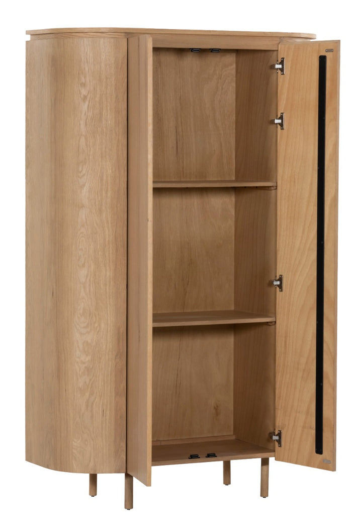 Livingfurn - Kabinet Naturel Eiken - 115x43x180cm - Tobago