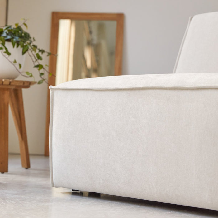 Tikamoon - Modulaire loungestoel Dario in beige stof