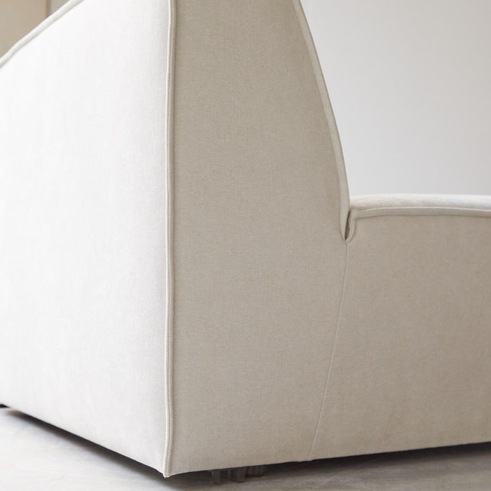 Tikamoon - Modulaire loungestoel Dario in beige stof