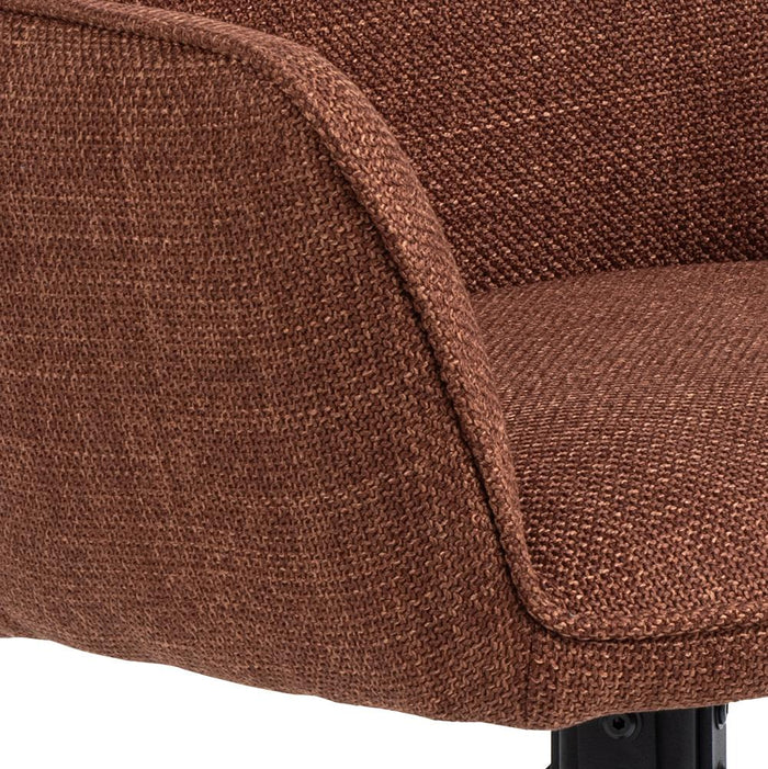 Giga Living - Eetkamerstoel - Terracotta - Lugo - Set van 2