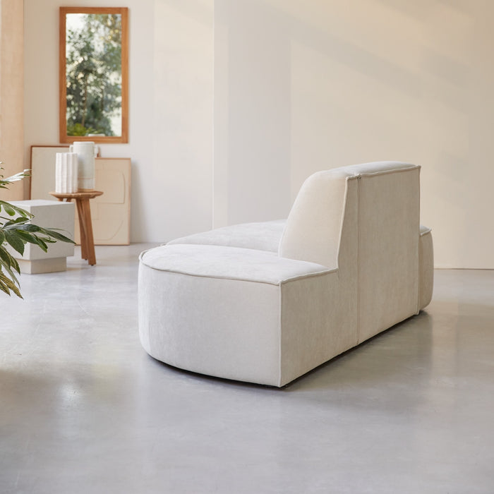 Tikamoon - Modulaire Dario 2-zitsbank in beige stof