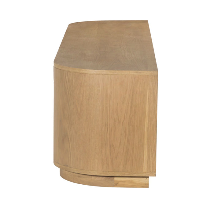 Livingfurn - Tv-meubel Naturel Eiken - 180x40x45cm - Novero