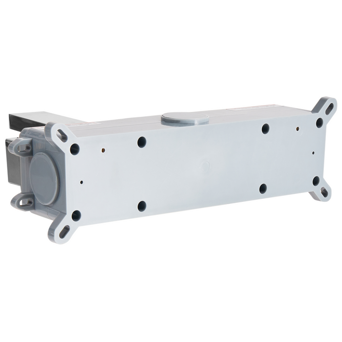 Beliani - PAILON - Wandgemonteerde mengkraan - Zilver - Messing